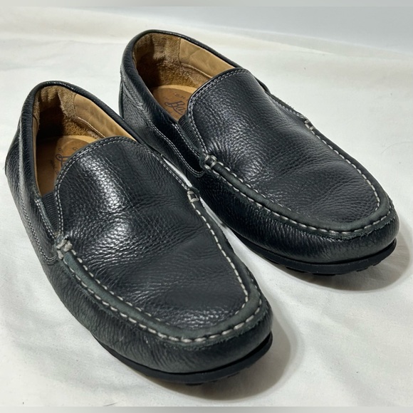 GH Bass & Co Mario Leather Driving Moccasins Size 8.5 Leather Loafers - Picture 2 of 11